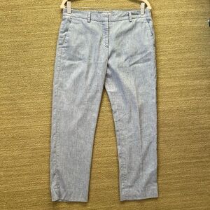 GAP Women’s Tailored Crop Linen Dress Pants 8R